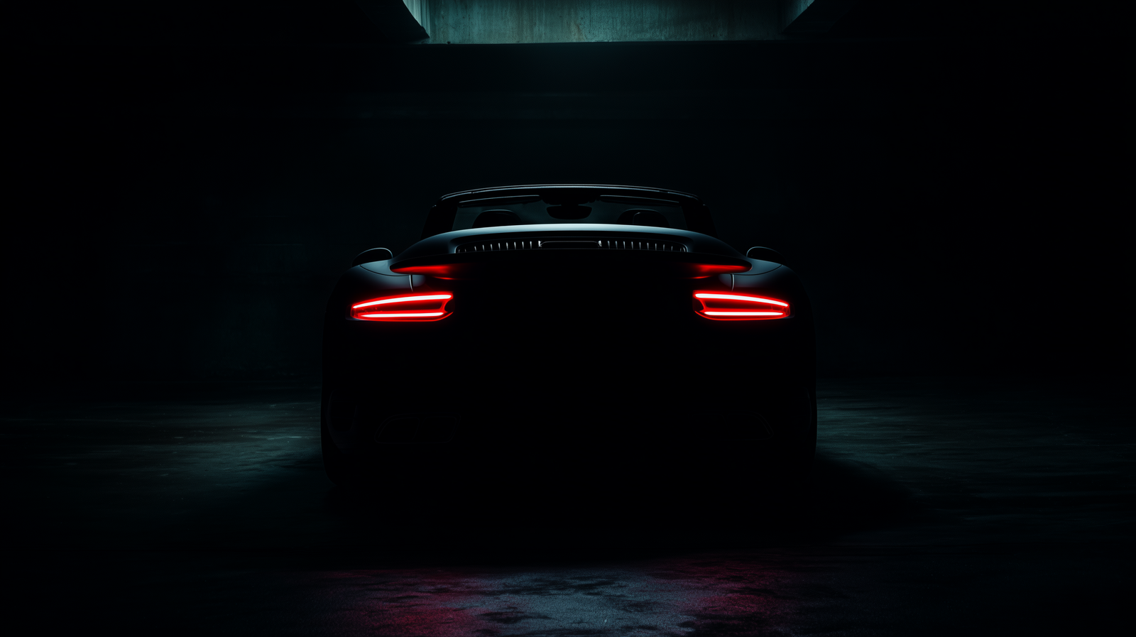 Porsche 911 Turbo Cabrio rear view - Supercar hire Spain